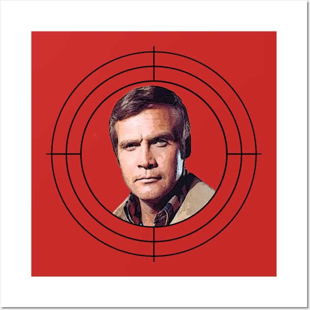 Six Million Dollar Man v2 Wall Art by Christyn Evans